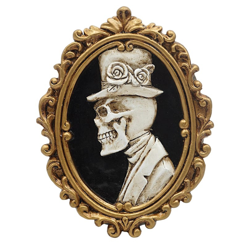Southern Gothic Skeleton Groom Portrait Wall Decor, 5x6 | At Home
