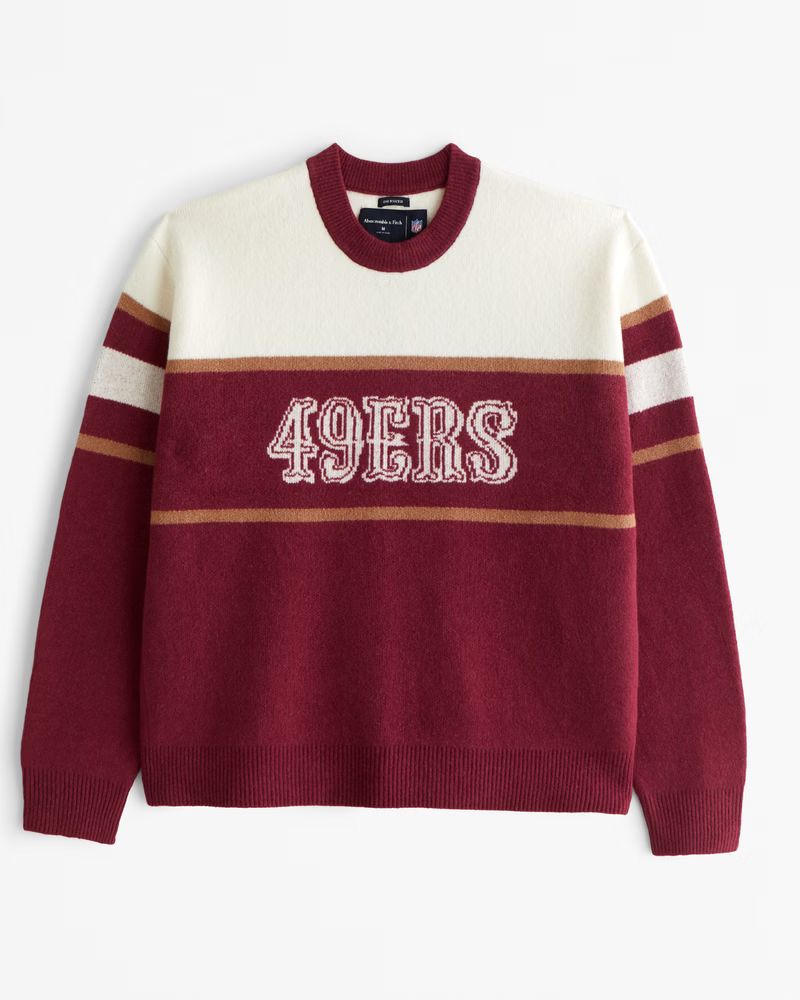 NFL San Francisco 49ers Crew Sweater | NFL NFL | Abercrombie.com | Abercrombie & Fitch (US)