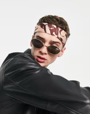ASOS DESIGN head scarf in cowboy print | ASOS (Global)