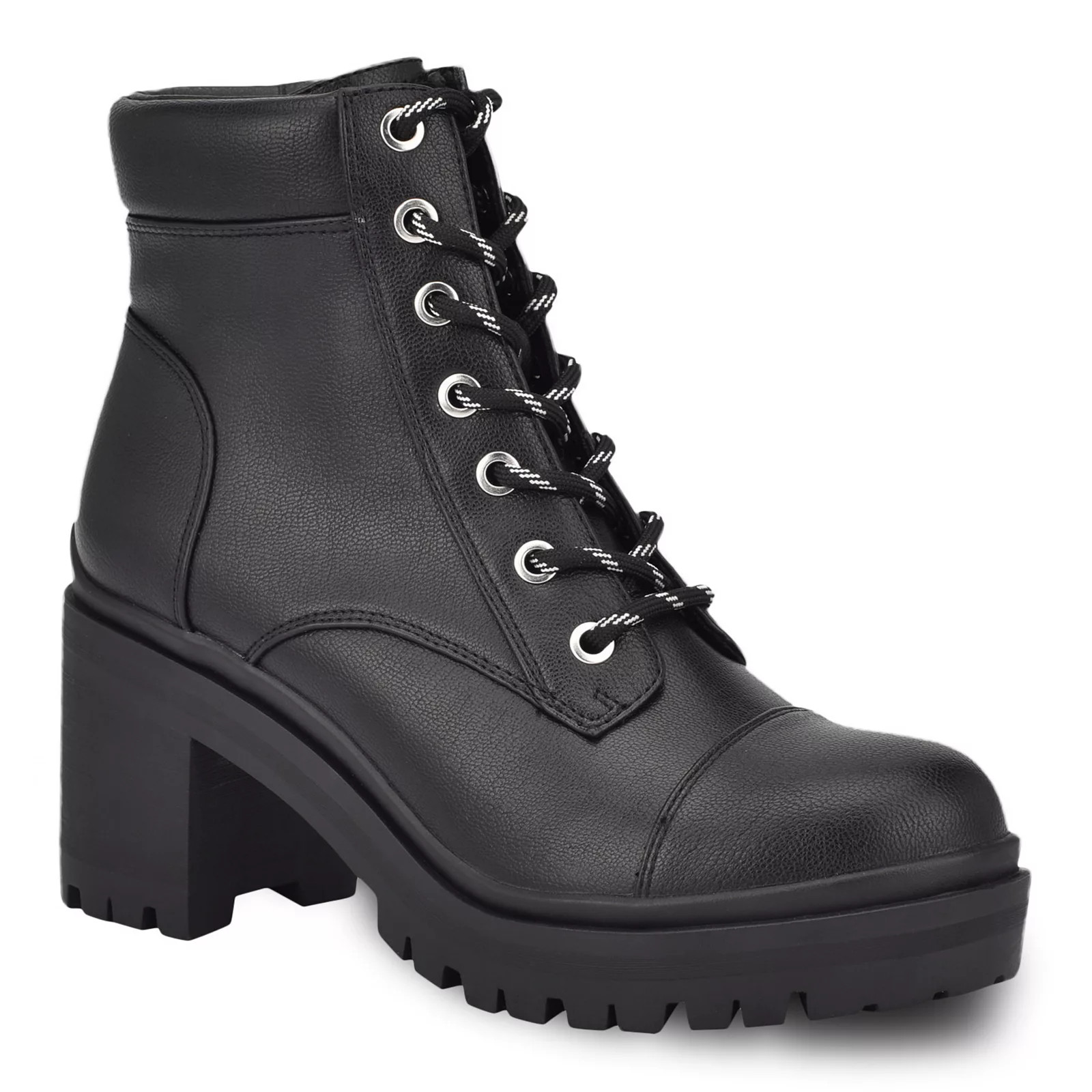 Nine West Quala Women's Combat Boots, Size: 6, Black | Kohl's