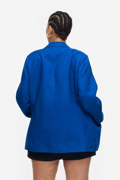 Single-breasted Linen-blend Jacket | H&M (US + CA)