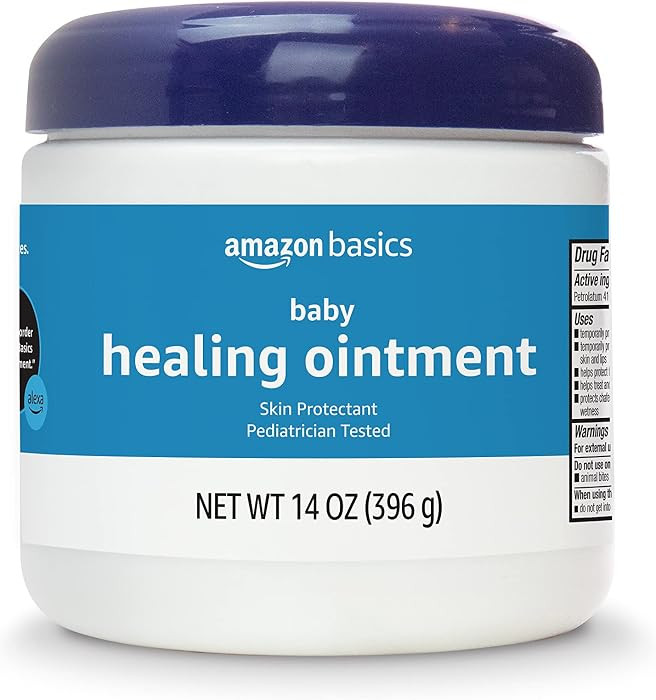 Amazon Basics Healing Ointment for Babies, Skin Protectant for Dry or Cracked Skin, Pediatrician ... | Amazon (US)