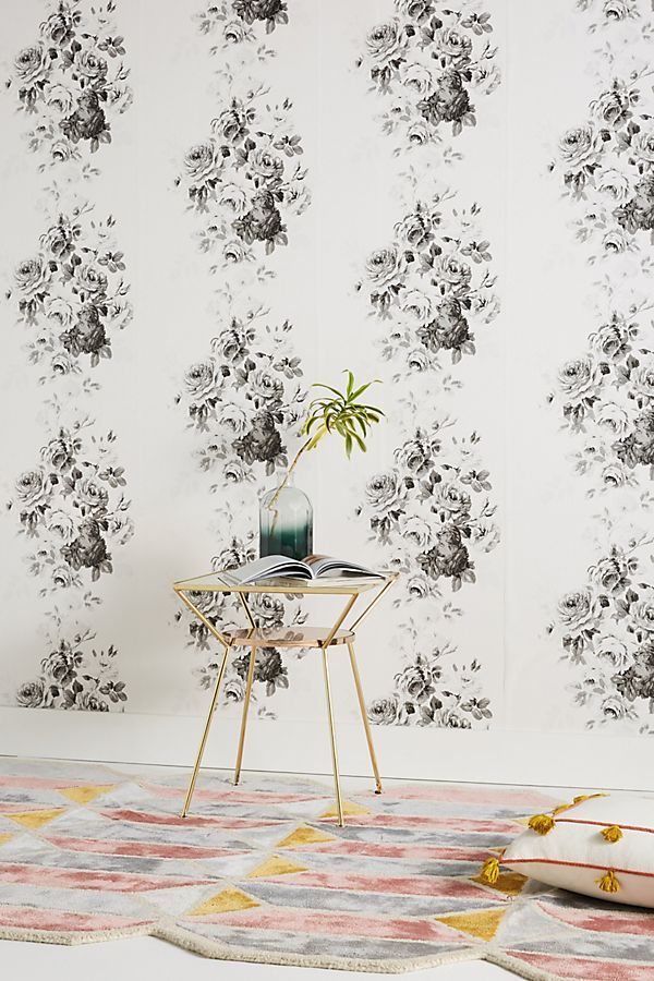 Tea Rose Wallpaper | Anthropologie (US)