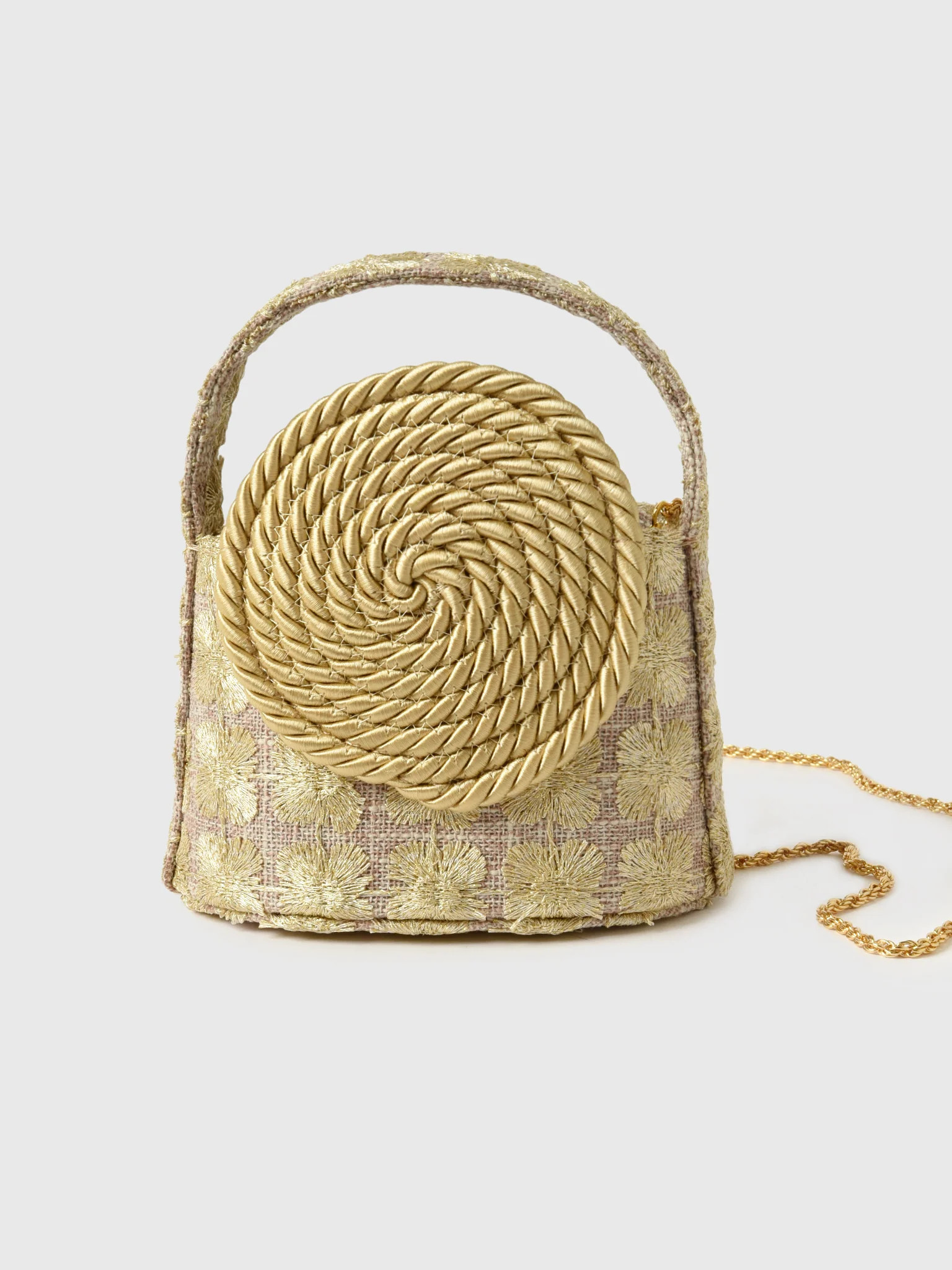 DESTREE
                      
                     Mini Gunther Glitter Passementerie Bag | Saint Bernard