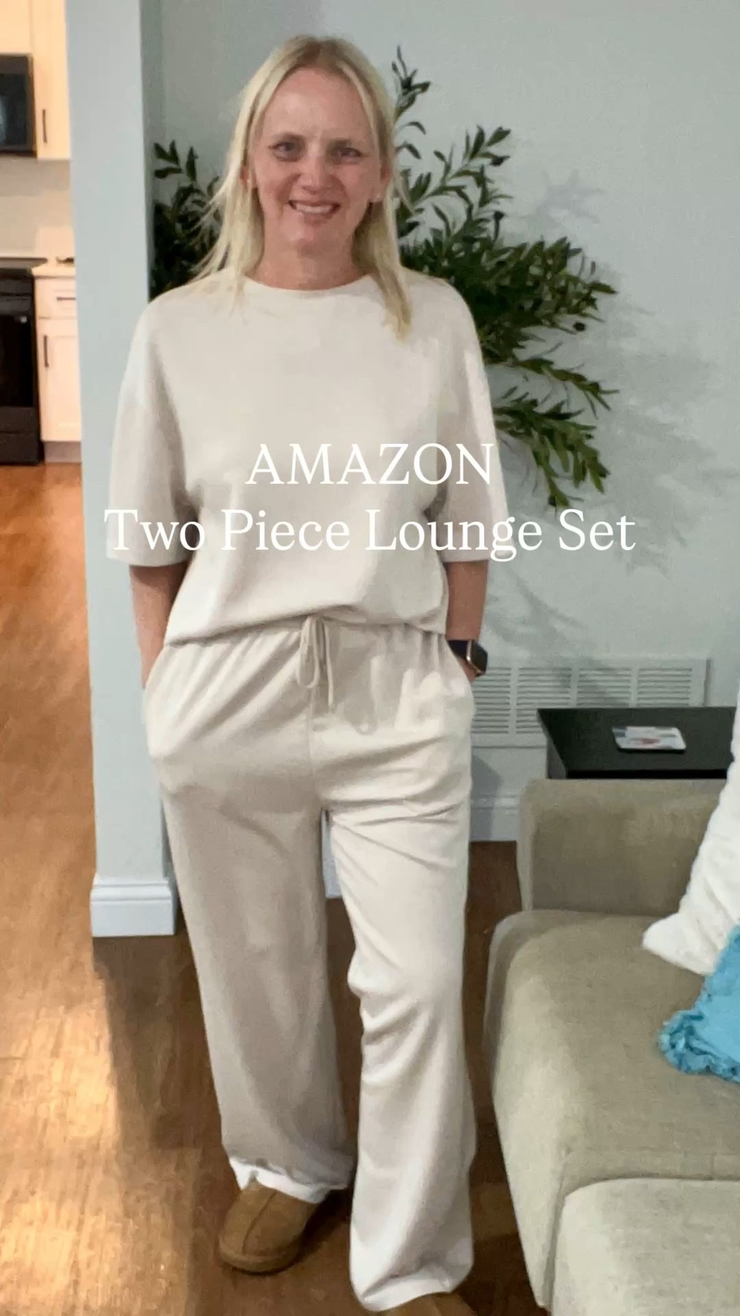 New favorite lounge set for summer! This set is comfy and perfect for travel. Perfect fit and style! Add a pair of UGGS to complete the look. #summerstyle 

#LTKActive #LTKPetite #LTKootd