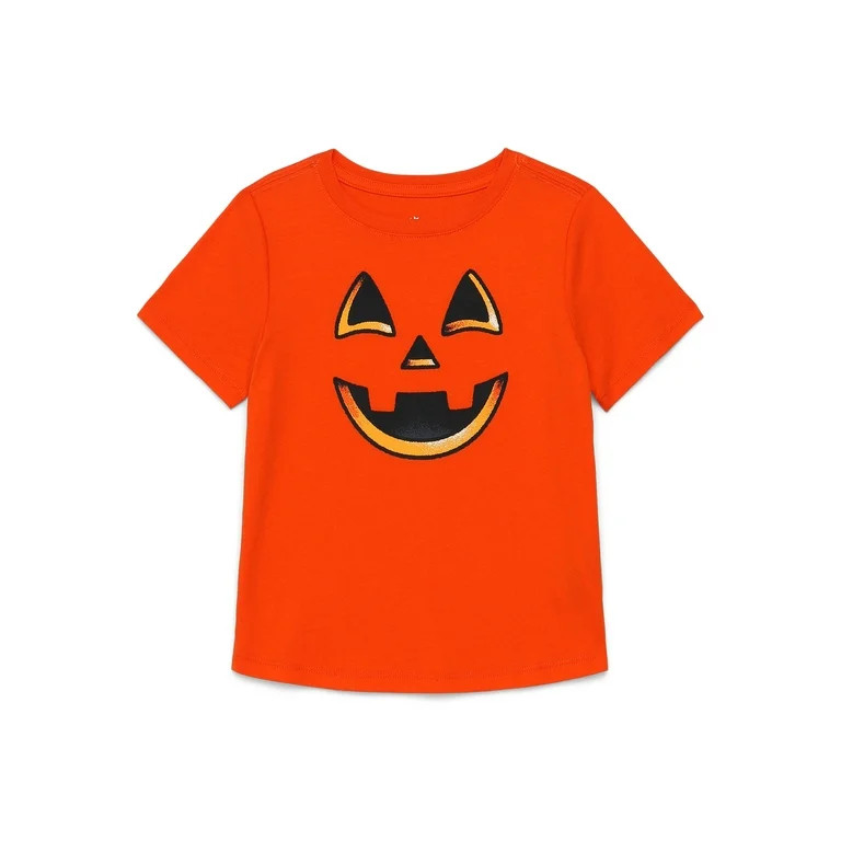 Halloween Toddlers' Graphic Tee with Short Sleeves from Way to Celebrate, Sizes 12M-5T | Walmart (US)