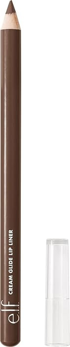 e.l.f. Cream Glide Lip Liner, Highly-Pigmented Pencil For Shaping & Sculpting Lips, Semi-Matte Fi... | Amazon (US)