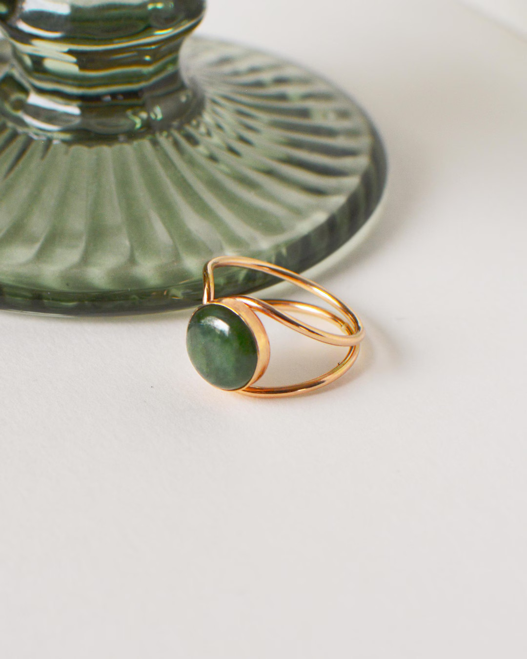 Jade Lasso Ring - Etsy | Etsy (US)