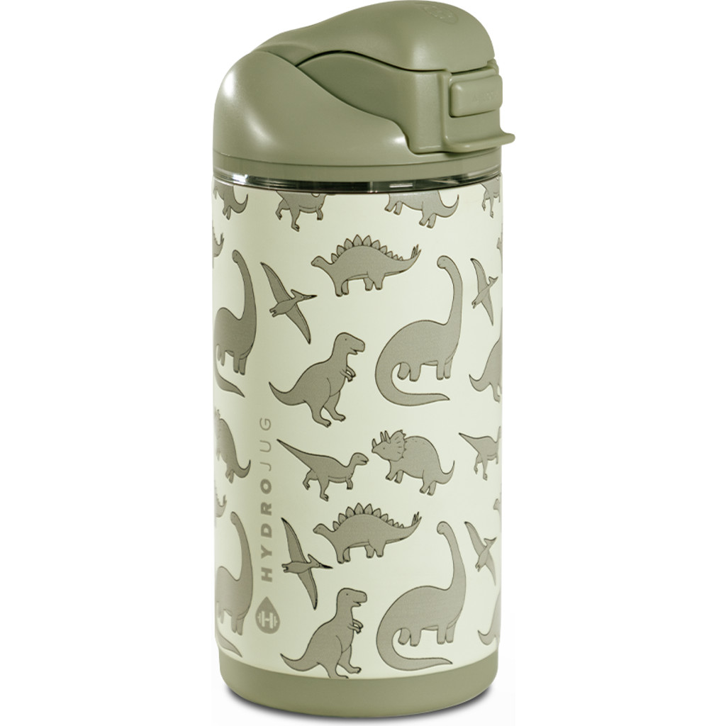 HydroJug Ease2o Kids 14oz Insulated Stainless Steel Water Bottle With Dual Lid in Dinosaur at Nordstrom | Nordstrom