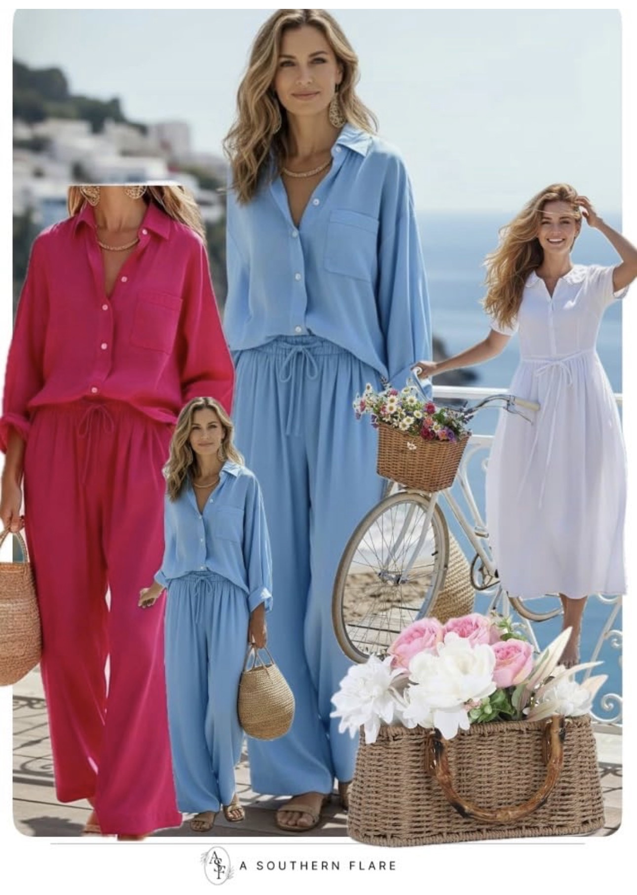 breezy and chic in these summer staples. Check out these comfy yet stylish pieces for your next outing! #SummerStyle #FashionFinds
