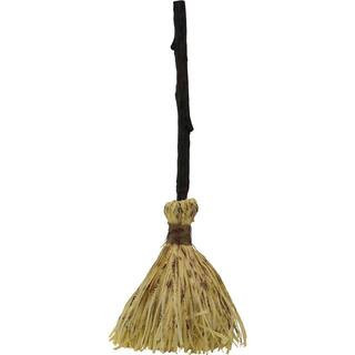 26 in. Animated Witch's Broomstick with Sound and Movement, Battery Operated | The Home Depot
