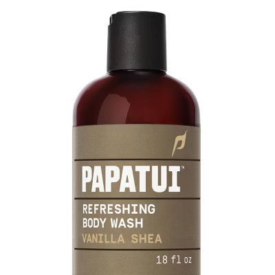 Papatui Men's Sulfate-Free Exfoliating and Hydrating Coconut Oil Body Wash - Vanilla Shea - 18 fl oz | Target