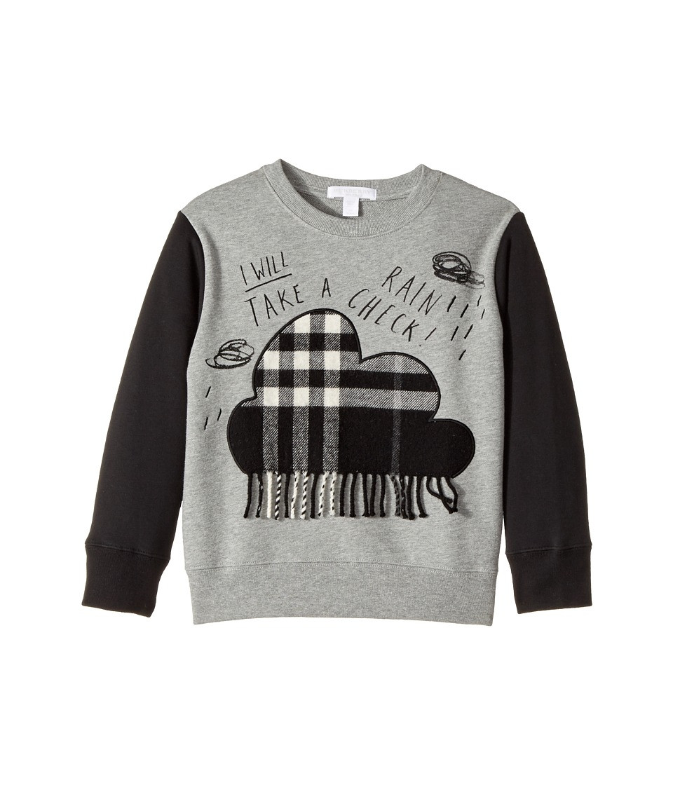 Burberry Kids - Rain Cloud Sweater (Little Kids/Big Kids) (Black) Boy's Sweater | Zappos