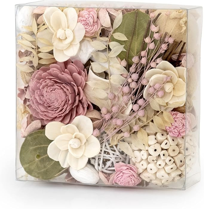 ANDALUCA Maison Box Fragrance Potpourri Decorative Vase & Bowl Filler Home Décor (Pink Jasmine) | Amazon (US)