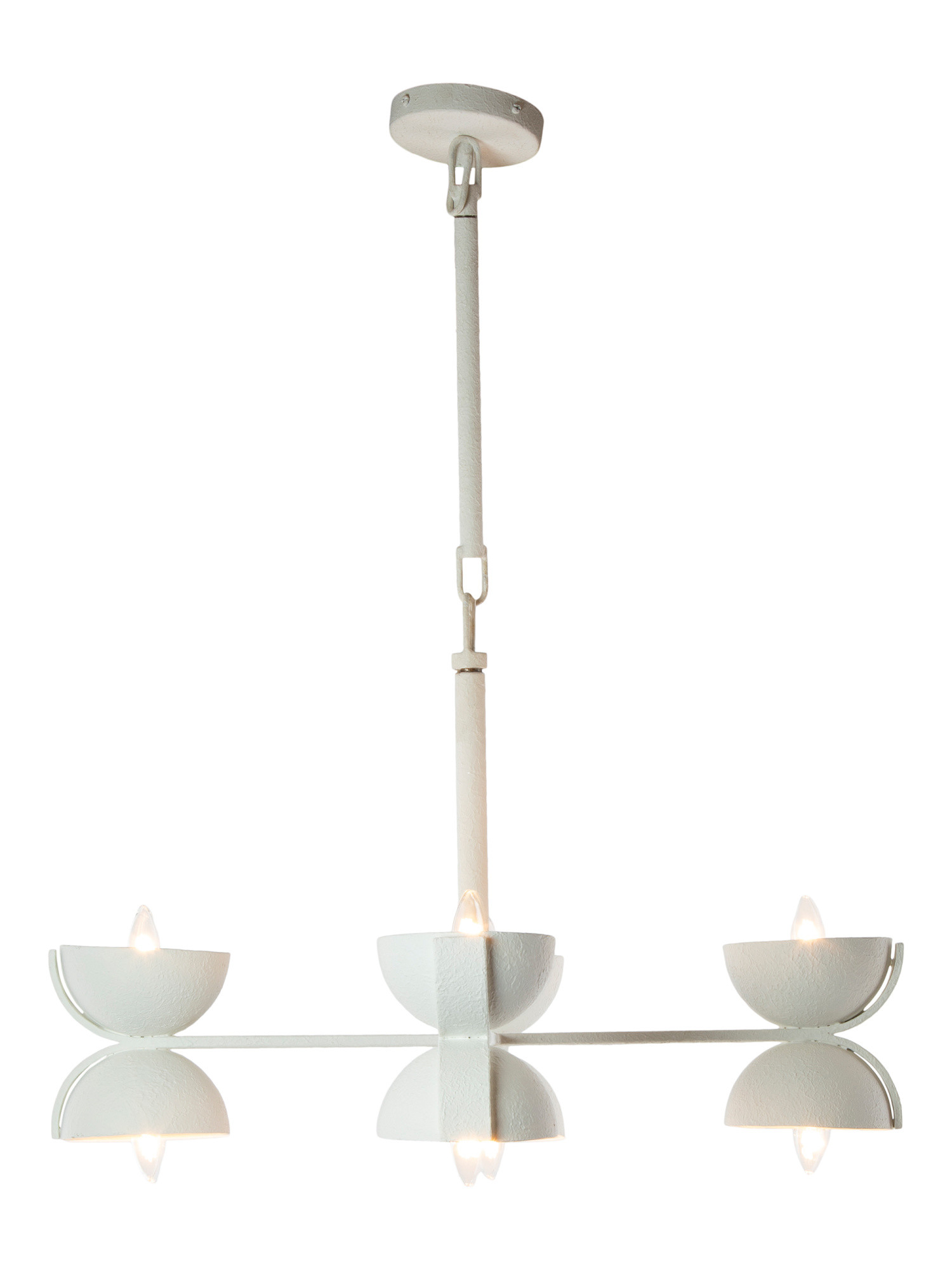 28x36 Santorini Matte Plaster Chandelier | TJ Maxx