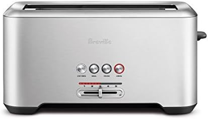Breville Bit More 4-Slice Toaster, Brushed Stainless Steel, BTA730XL       Add to Logie | Amazon (US)