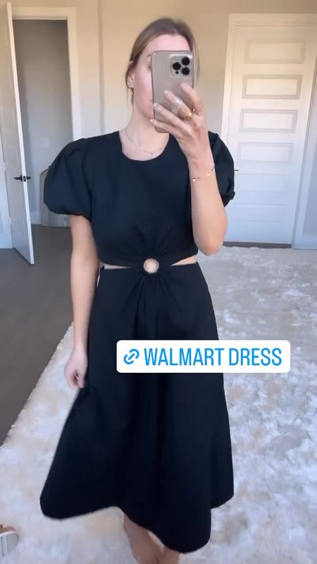 This dress from Walmart is so cute & comes in others colors/ patterns! Fits tts! 
#ltkvideo 

Lee Anne Benjamin 🤍

#LTKstyletip #LTKunder50 #LTKFind