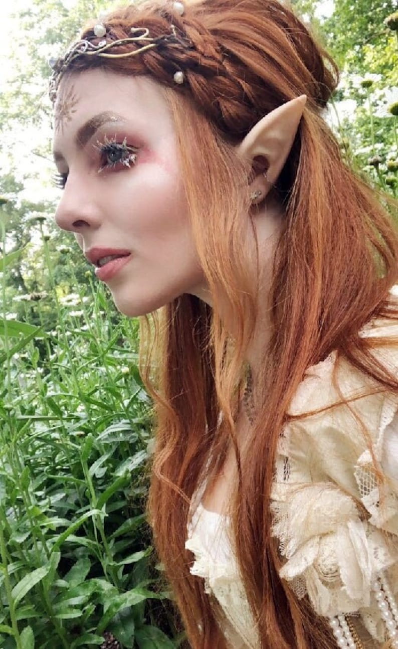 Any Skintone, Sun Elf Ears: Handmade, Latex Ear Tips. Great for Cosplay, Costumes, Halloween, Chr... | Etsy (US)