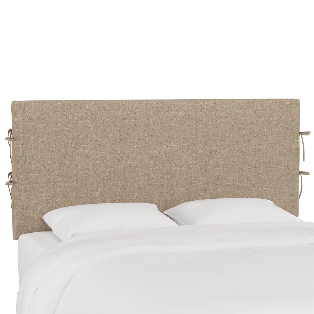 Twin Meridian Slipcover Linen Headboard Sandstone - Skyline Furniture | Target