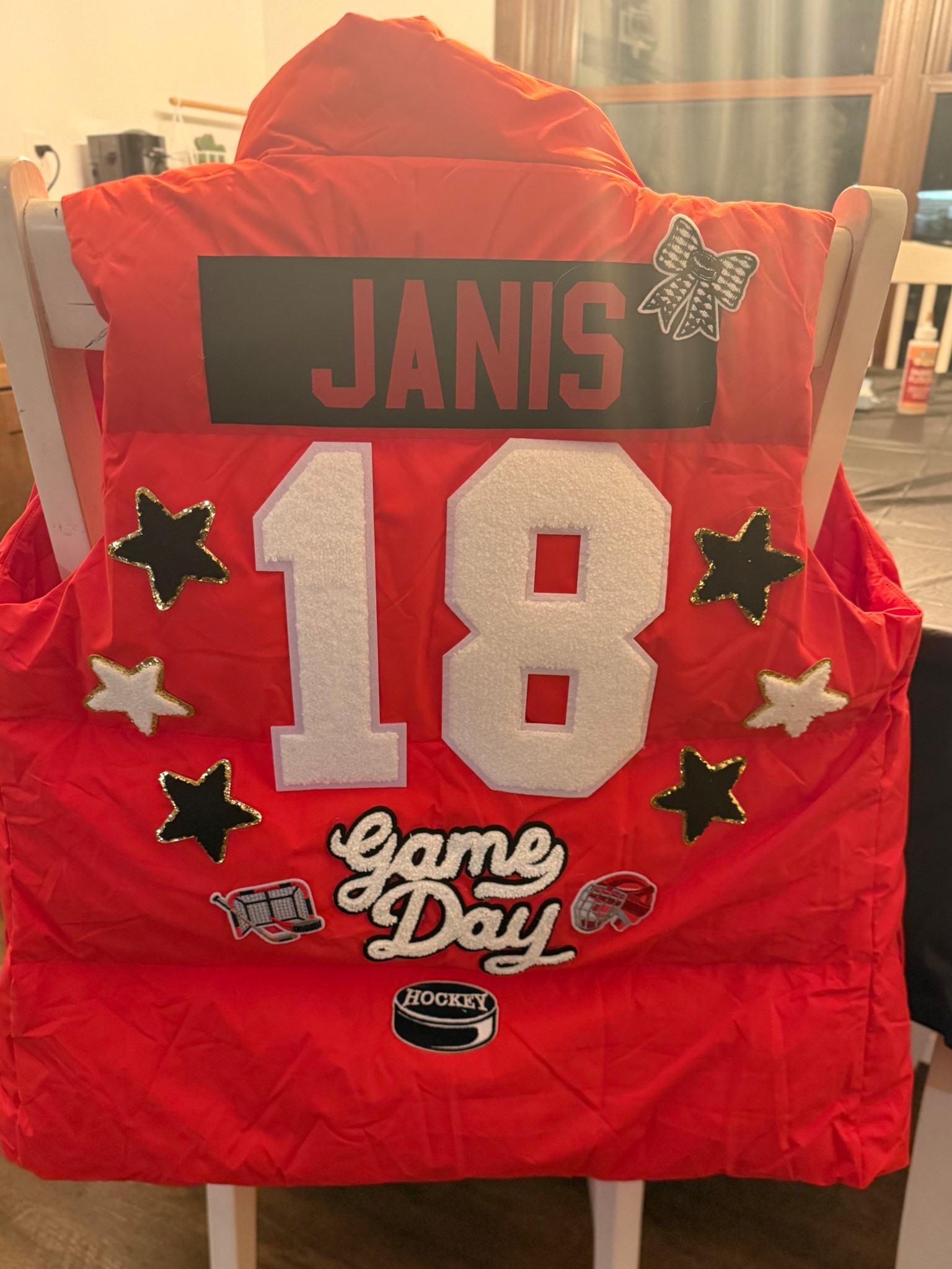 You have the vest... now you're looking for the cutest patches! I'm linking some of what we used!

#LTKdayinmylife #LTKActive #LTKmomlife