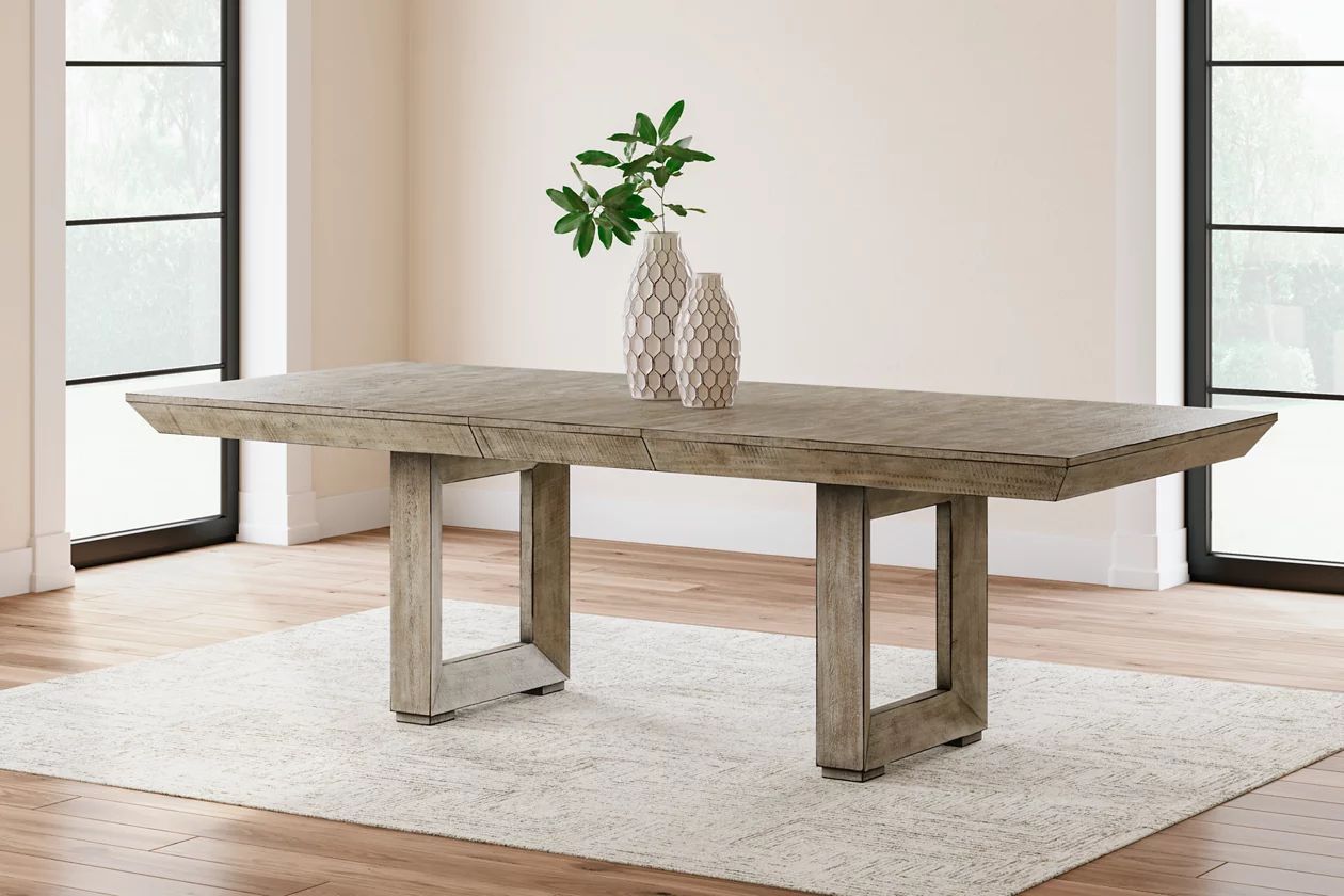 Langford Extendable Dining Table with Picture Frame Legs | Ashley Homestore