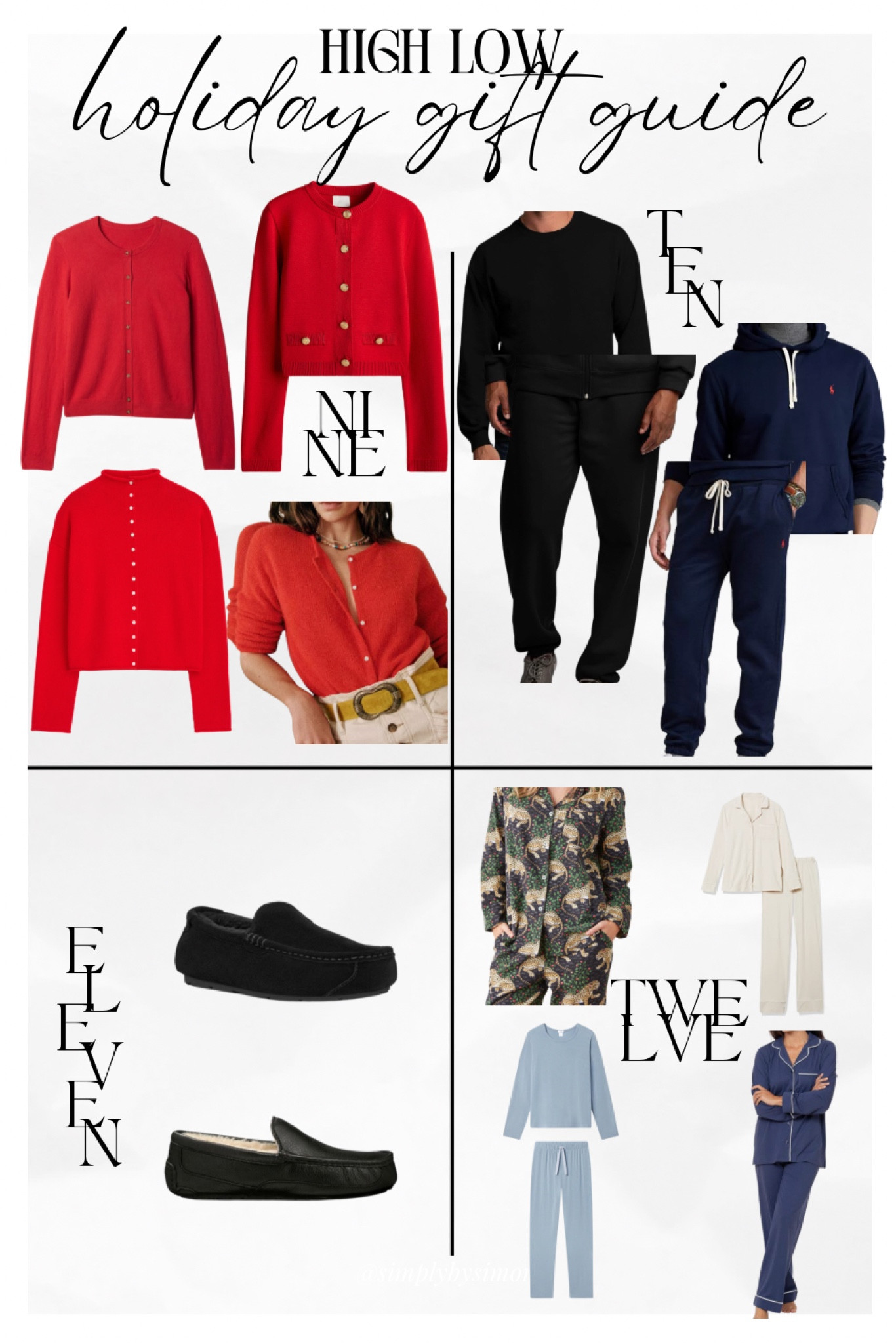 Exceptional Gifts At Any Price High Low Holiday Gift Guide 2024 Gifts 9-12, red sweaters, fashion forward gifts for her, gifts for the fashion lover, gifts for him, gifts for dad, gifts for boyfriend, cozy gifts for her, pajamas for her, chic pajama gifts

#LTKGiftGuide