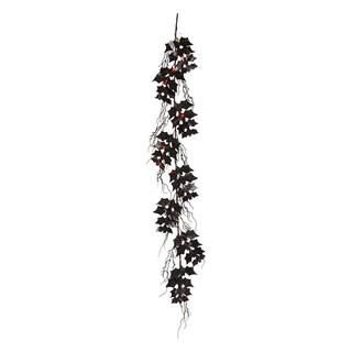 72 in. L Lighted Halloween Bat Garland | The Home Depot