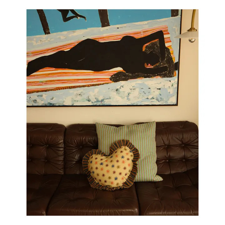 Noa Star heart cushion | Multicoloured | Smallable