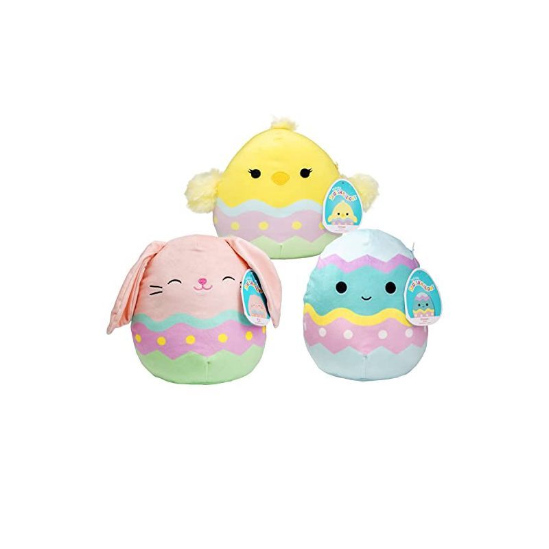 Squishmallows 8" Easter Plush, Set of 3 - Bunny, Chick & Egg - Official Kellytoy - Soft and Squis... | Target