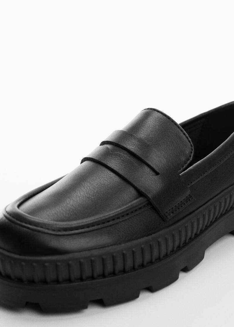 Platform moccasin -  Women | Mango USA | MANGO (US)