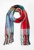 Brushed Multi Colored Plaid Scarf | Maurices