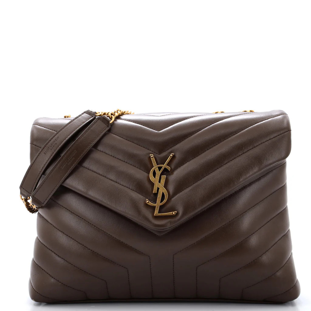 Loulou Shoulder Bag Matelasse Chevron Leather Medium | Rebag