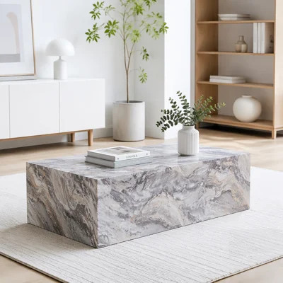 Stone Pattern MDF Coffee Table | Wayfair North America