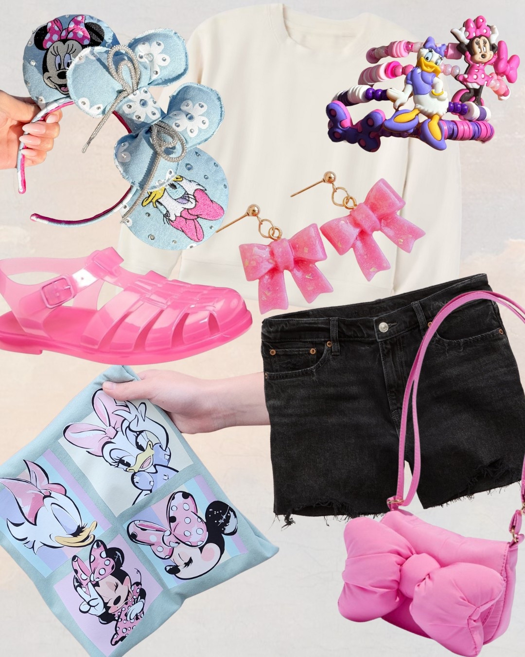 Inspired by Minnie + Daisy 🎀🌼