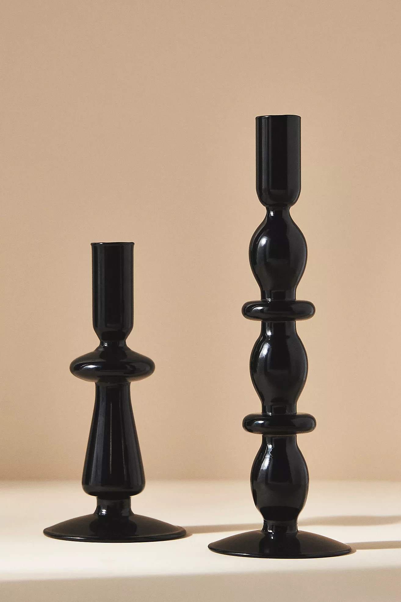 Black Delaney Candlestick | Anthropologie (US)