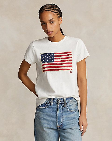 Flag Jersey Graphic T-Shirt | Ralph Lauren (US)