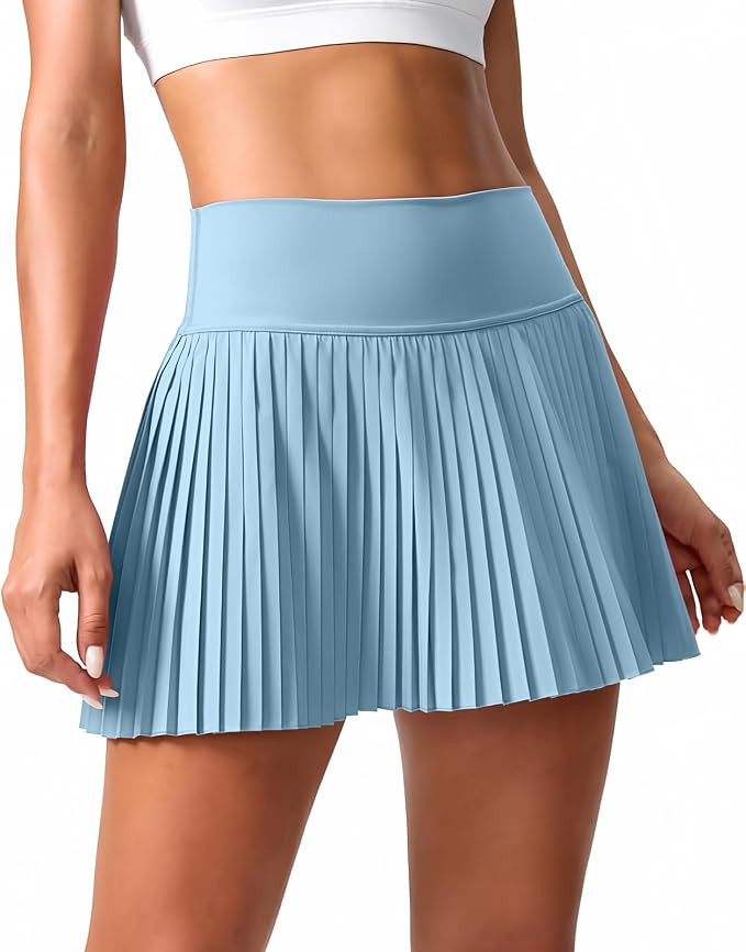 Pleated Tennis Skirt for Women with Pockets Shorts Women's High Waisted Lightweight Athletic Golf... | Amazon (US)