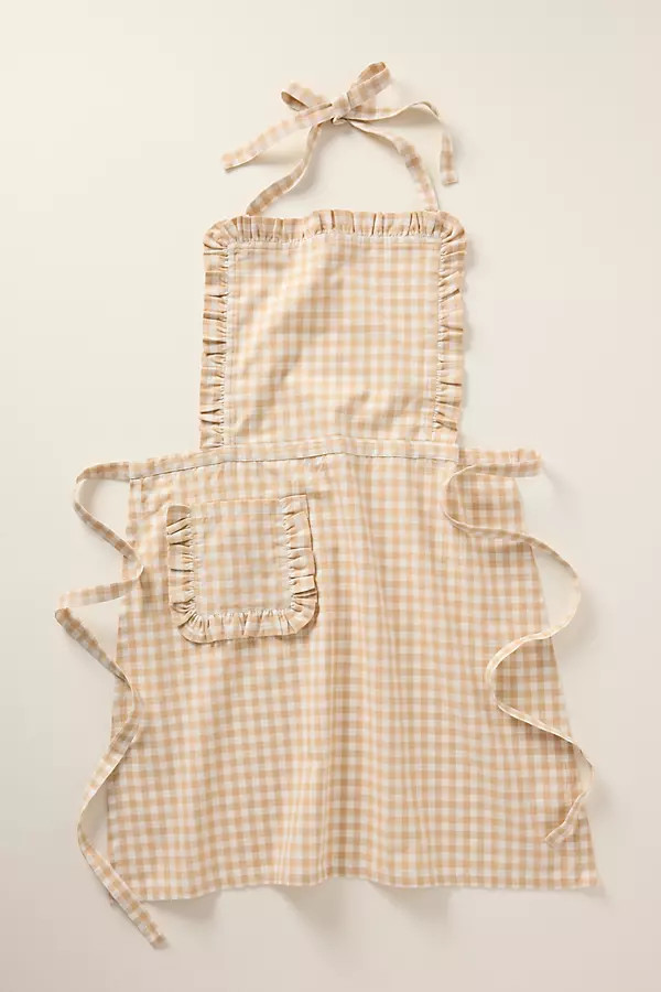Brynn Gingham Apron | Anthropologie (US)