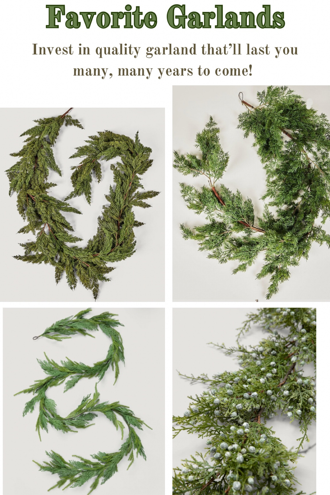 Best Christmas real touch holiday garlands! BOGO 40% off! 

#LTKHoliday #LTKSeasonal #LTKCyberWeek