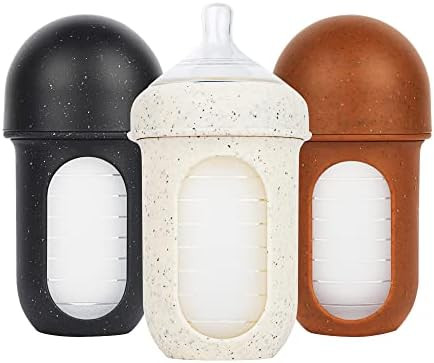 Boon NURSH Reusable Silicone Pouch Bottles, Speckle, 8 Oz | Amazon (US)