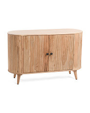 29in Oval Two Door Wood Cabinet | Global Home | Marshalls | Marshalls