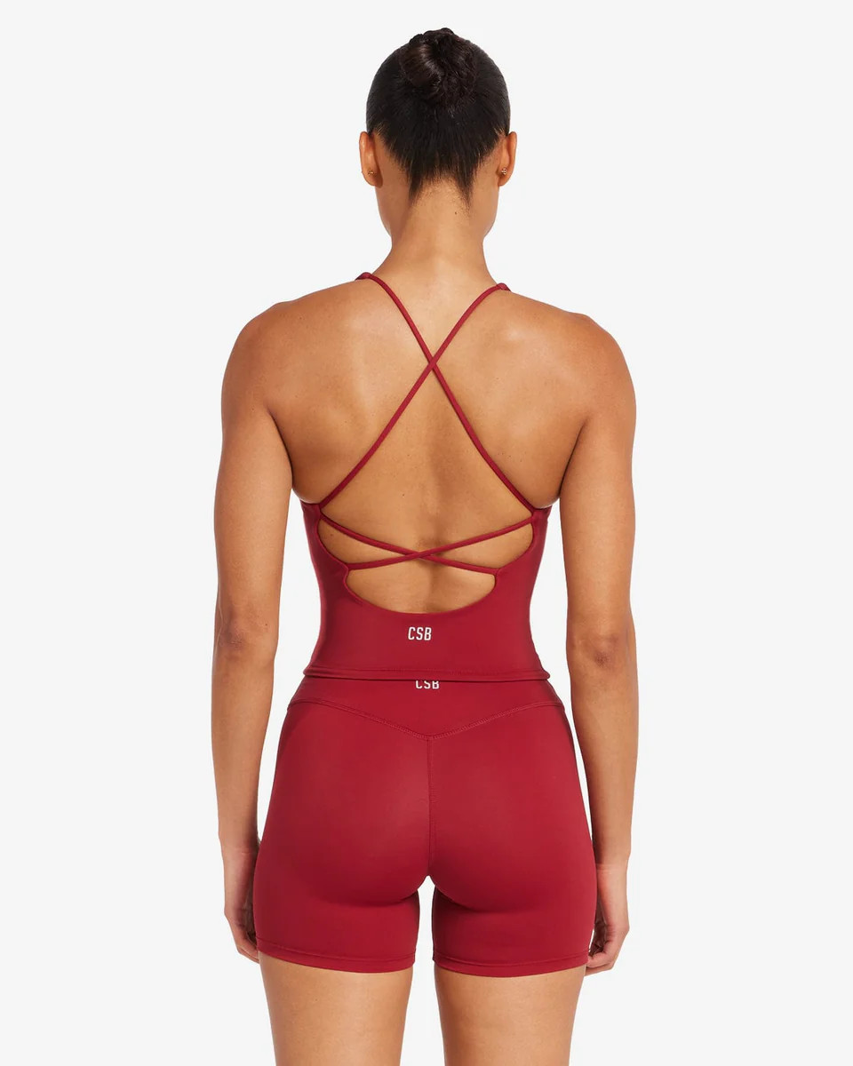 Freedom Haven Tank | Cherry | Crop Shop Boutique AU