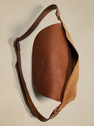 Leather Crossbody Belt Bag | Banana Republic Factory