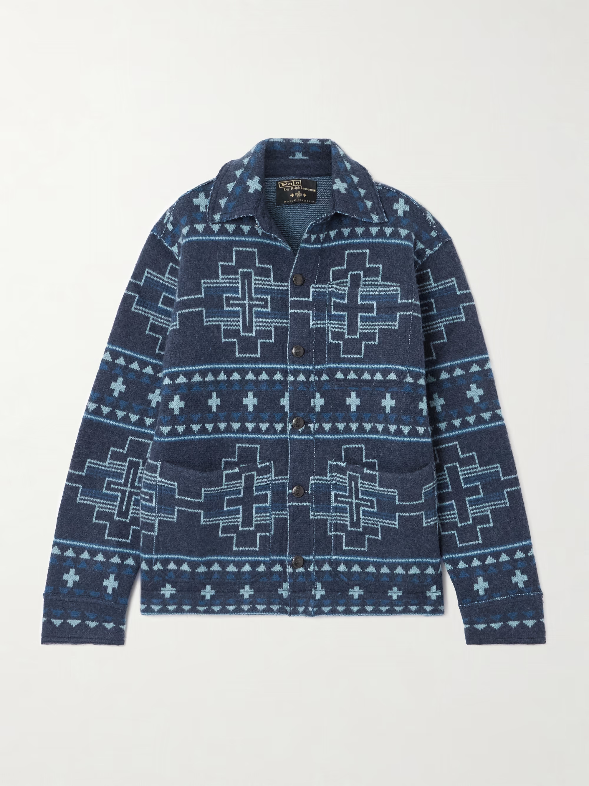 + Naiomi Glasses cotton-jacquard shirt jacket | NET-A-PORTER (US)