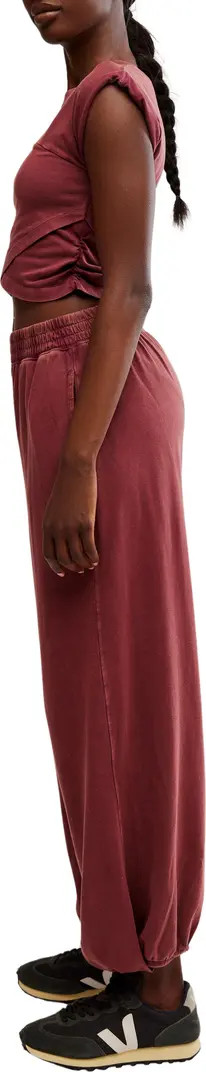 Free People FP Movement Golden Hour Crop T-Shirt & Joggers Set | Nordstrom | Nordstrom