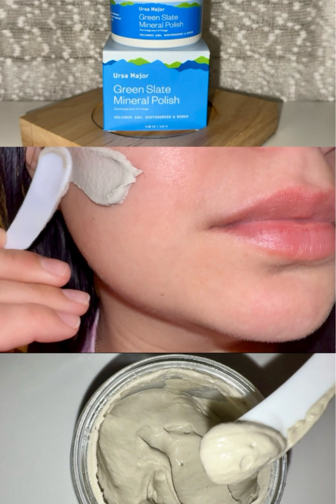 Green Slate Mineral exfoliator Vegan and Cruelty-Free 
#skincare #crueltyfreebeauty 

#LTKBeauty #LTKFindsUnder50 #LTKStyleTip