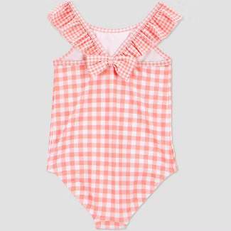 Carter's Just One You® Toddler Girls' Sleeveless One Piece Swimsuit - Pink | Target