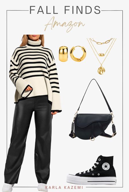 Fall outfit inspo you’ll love! 

Pairing basics together in the cutest way!

A cute striped oversized sweater, faux leather pants, black converse and a black bag. And accessorize with some gold jewellery💛




Pre fall outfit inspo, Fall basics, fall must haves, capsule wardrobe, closet basics, fall outfit inspo, fall outfit idea, affordable fall outfit, classic chic, black platform converse, teacher outfit inspo, Karla Kazemi.

#LTKstyletip #LTKfindsunder50 #LTKshoecrush