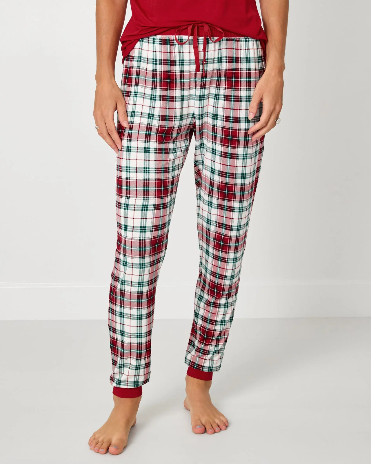 Holly Plaid Women's Pajama Pants | Little Sleepies