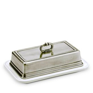 Convivio Ceramic Butter Dish with Pewter Cover | Bloomingdale's (US)
